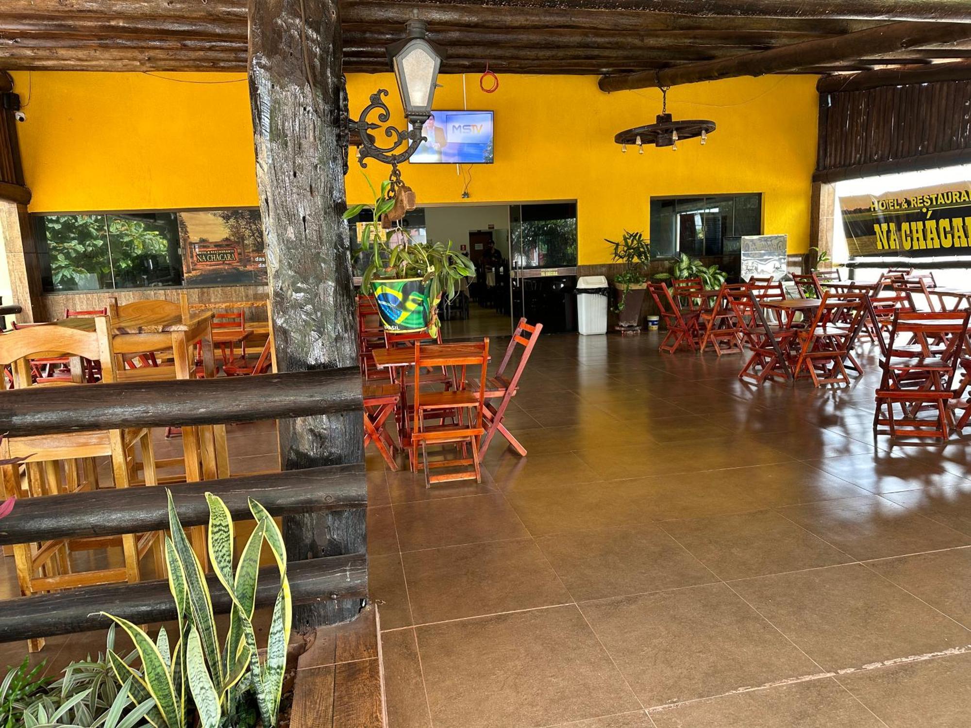 Hotel E Restaurante Na Chacara 두라도스 외부 사진